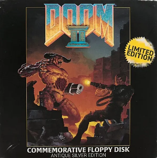 DOOM 2 REPLICA ARENA FLOPPY DISC LIMITED EDITION